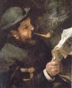 Pierre Renoir Claude Monet Reading Germany oil painting artist